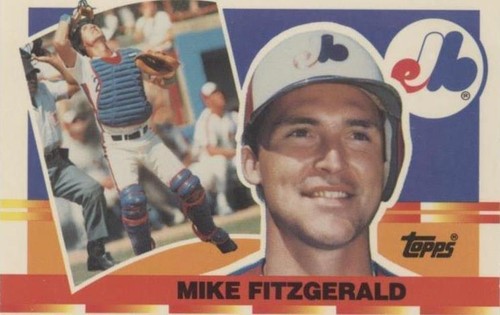 1990 Topps Big - Mike Fitzgerald #84