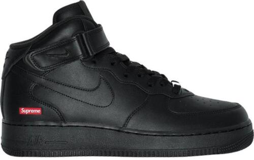 Size 9 - Supreme x Nike Air Force 1 Mid Box Logo - Triple Size 9 - Supreme x Nike Air Force 1 Mid Box Logo - Triple