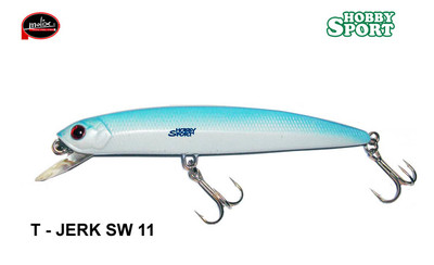 MOLIX T- JERK  col SW11 WHITE JACK  CM 11,7  PESO 19 GR SPINNING MARE