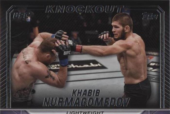 Cartes Topps UFC NYC 2024 - Khabib Nurmagomedov & Conor McGregor (Base Set)
