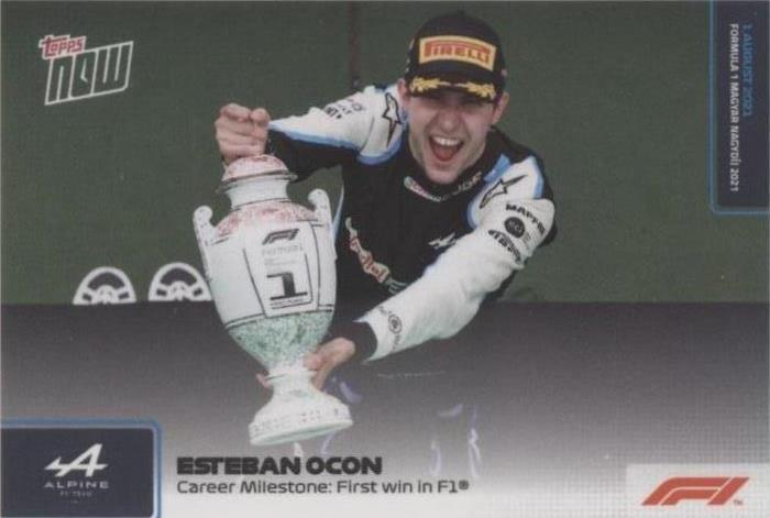 Carte Topps F1 2022 – Esteban Ocon – Vainqueur 2021 – Numérotée 426/500