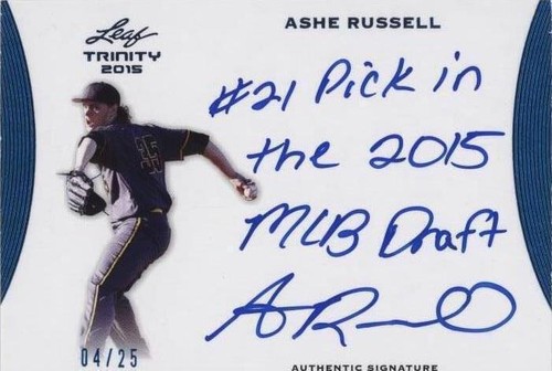 2015 Leaf Trinity - Ashe Russell #A-AR3