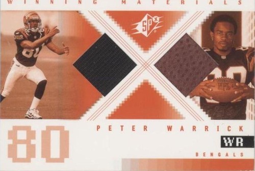 2000 SPx Peter Warrick #WM-PW