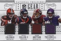 2016 Panini National Treasures Corey Coleman Josh Doctson Laquon Treadwell #15