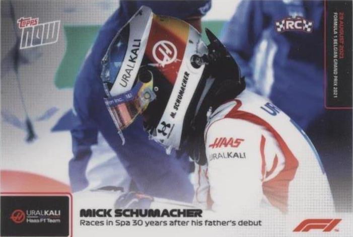 2021 Topps Now F1 - Mick Schumacher #043