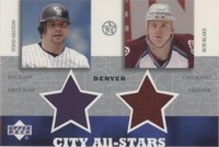2002-03 Upper Deck UD Superstars - Rob Blake Todd Helton #TH/RB-C