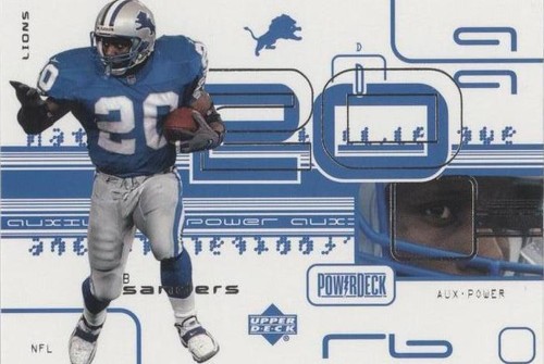 1999 Upper Deck Powerdeck Barry Sanders #AUX-4