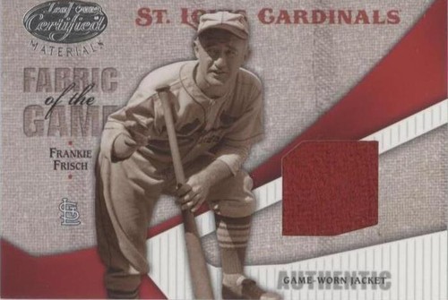 2004 Leaf Certified Materials - Frankie Frisch #FG-129