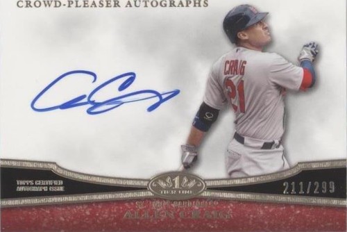 2013 Topps Tier One - Allen Craig #CPA-AC2