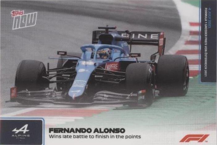 2021 Topps Now F1 - Fernando Alonso #031