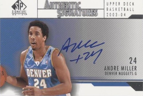 2003-04 SP Signature Edition - Andre Miller #AS-MI