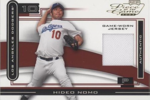 2003 Playoff Piece of the Game - Hideo Nomo #POG-38