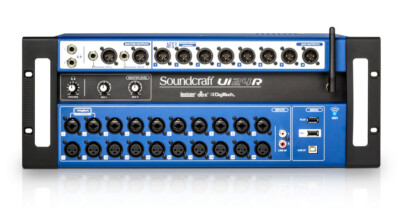 Soundcraft UI24R 24-Channel Rackmount Digital Mixer, with WiFi Router
