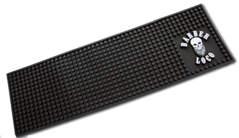 Black Barber Clipper Rubber Silicone Non Slip Barbers Shop Counter