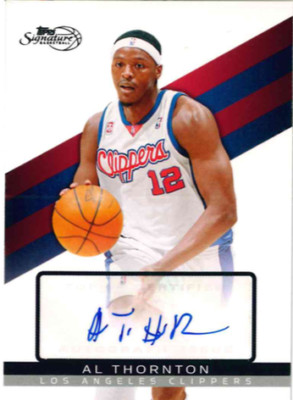 AL THORNTON 2008-09 TOPPS SIGNATURE AUTO /1799
