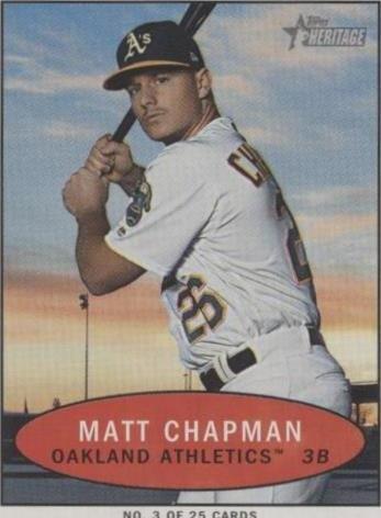 MATT CHAPMAN 2020 Flawless Prime Used Jersey Button Auto Signed 