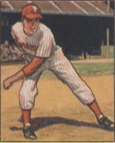 1950 Bowman - Curt Simmons #68