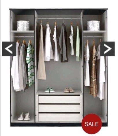 Prague Wardrobe No Doors In Clydebank West Dunbartonshire Gumtree