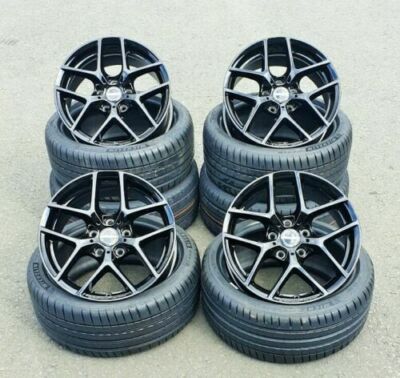 18 Zoll Borbet Y Felgen 5x112 Schwarz glanz für Audi A3 S3 Leon 
