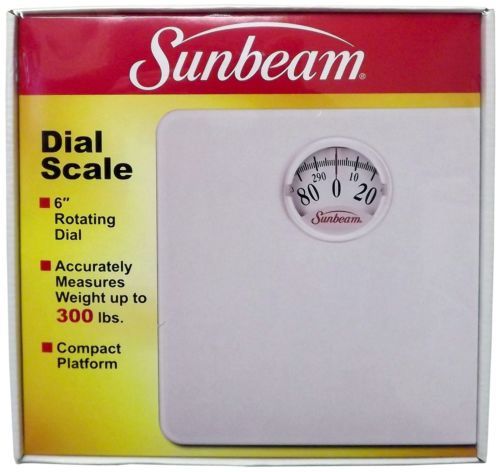 Balanza de Baño Sunbeam Cristal Blanco