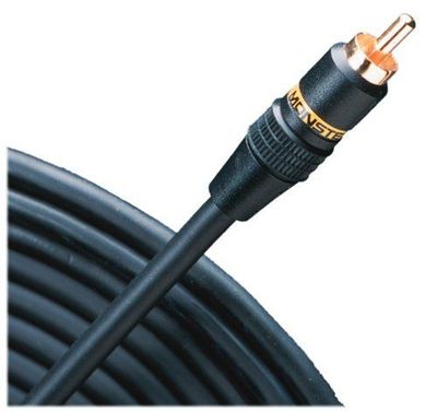 Monster Cable SV1R-4M Monster Standard Video Cable with RCA Connectors (13.12...