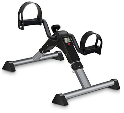 GOREDI Under Desk Bike Pedal Exerciser, Upper & Lower Peddler Exerciser Grey