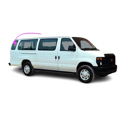 Fits:92-98 Ford Econoline 3D Van Rear Right Passenger