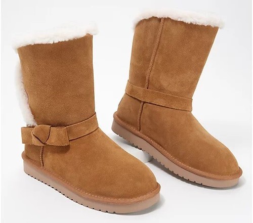 Koolaburra By UGG Arlena Short Boots Women's 6 M Chestnut | eBay