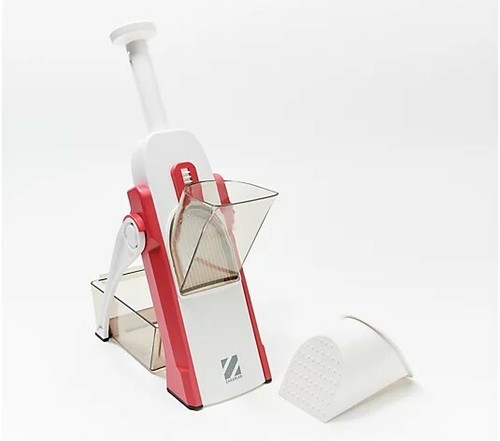 Geoffrey Zakarian Safe Slice Upright Mandolin K50008 ; Cranberry