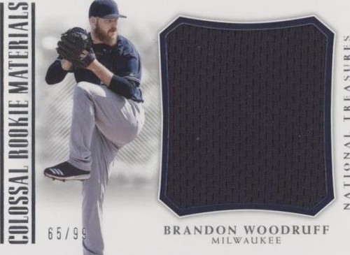 2018 Panini National Treasures - Brandon Woodruff #CRM-BW