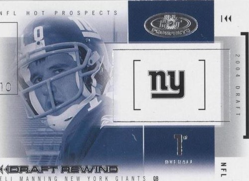 2004 Fleer Hot Prospects Eli Manning #25 DR