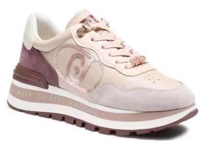 Liu Jo BF3087 AMAZING 20 Sneakers Sports Shoes Woman Laces Mauve