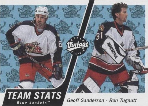 2000-01 Upper Deck Vintage - Geoff Sanderson Ron Tugnutt #111