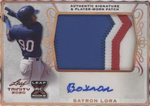 2020 Leaf Trinity - Bayron Lora #PA-BL1