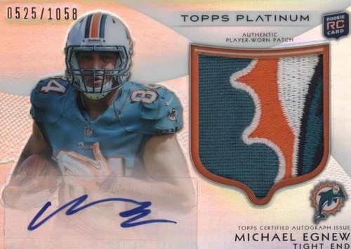 2012 Topps Platinum Michael Egnew #155