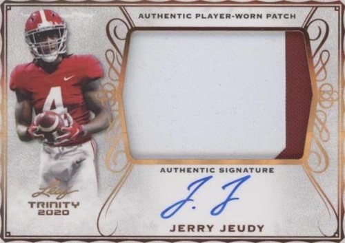 2020 Leaf Trinity Jerry Jeudy #PA-JJ1