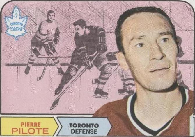 1968-69 Topps - Pierre Pilote #124