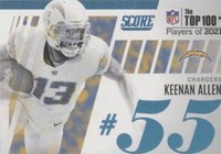 2022 Score Keenan Allen #T55