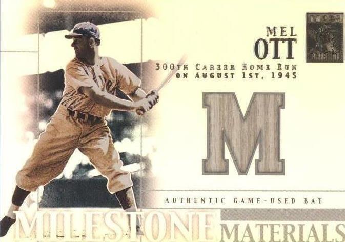 Topps Tribute 2002 - Mel Ott #MIM-MO