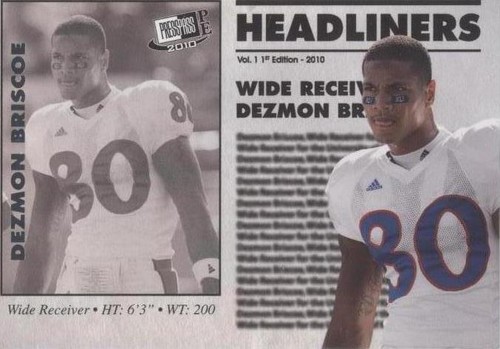 2010 Press Pass Portrait Edition Dezmon Briscoe #HL-14