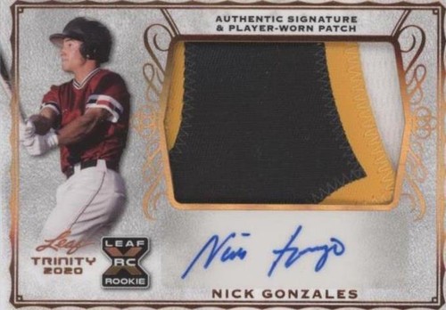 2020 Leaf Trinity - Nick Gonzales #PA-NG1