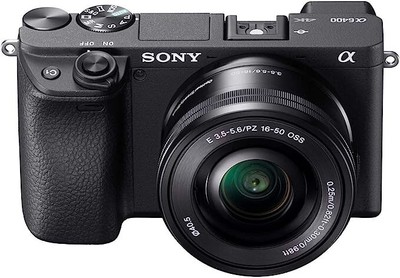 Sony Alpha a6400 w/16-50mm & 16mm Sigma Lens