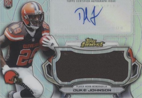 2015 Topps Finest Duke Johnson #AJRR-DJ