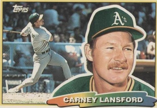 1988 Topps Big - Carney Lansford #221