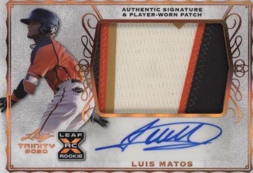 2020 Leaf Trinity - Luis Matos #PA-LM2
