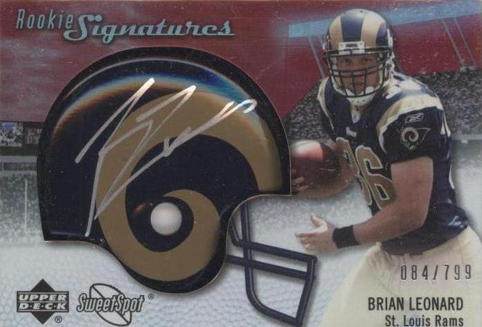 2007 NFL Sweet Spot Brian Leonard #126