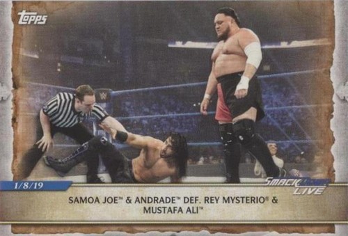 2020 Topps WWE Road to Wrestlemania - Andrade "Cien" Almas Samoa Joe #79