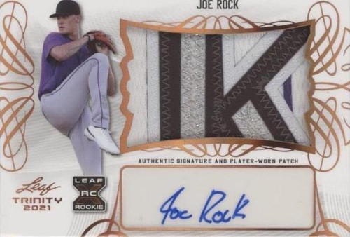 2021 Leaf Trinity - Joe Rock #PA-JR1