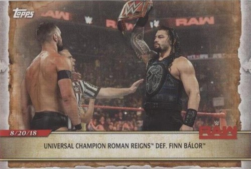 2020 Topps WWE Road to Wrestlemania - Roman Reigns #15