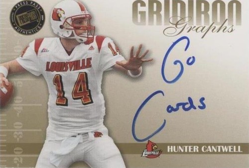 2009 Press Pass Signature Edition Hunter Cantwell #GG-HC